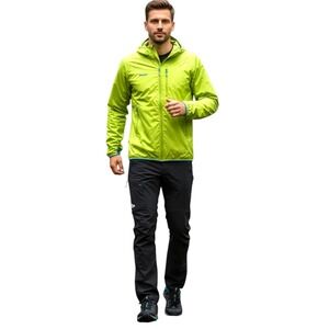 Bergans of Norway Men's Pertex Classic Eco Windbreaker Neon Green Lightweight XL